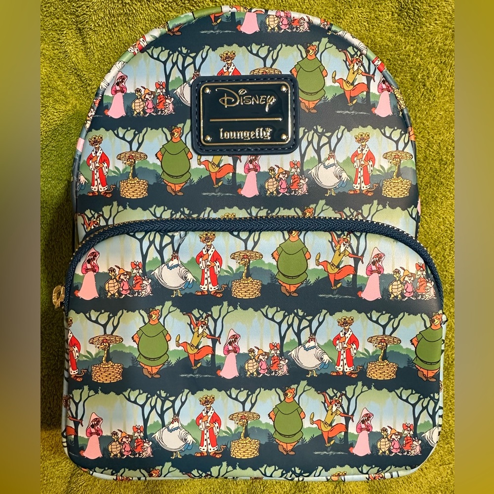NWT Loungefly Disney Robin Hood Mini Backback